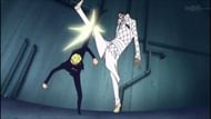 Sanji vs. Vergo (Image via Toei Animation)